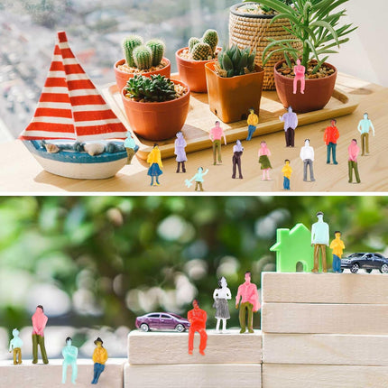 Namalu 1:150 Scale Miniature Figures Painted for Miniature Scenes Pack of | Mini