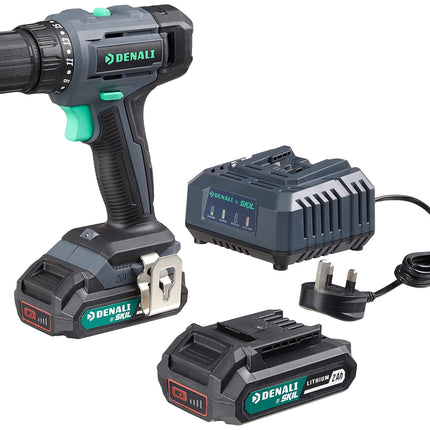 Denali by SKIL 18 V (20 V Max) Drill Driver Kit, Includes 2 x 2 Ah Lithium Batte