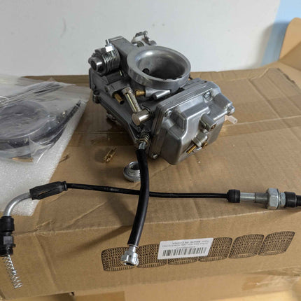 KIPA Carburetor For Mikuni HSR42 HSR 42mm Fit Evo Evolution Twin Cam Glide Dyna