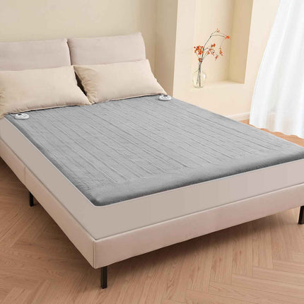 Heated Mattress Pad Queen Size 60 * 80 Inches Comfort Soft Coral Fleece 10 Heati