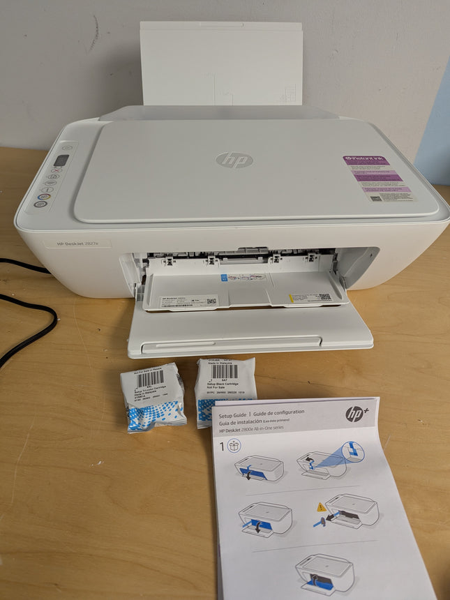 HP DeskJet 2827e Wireless All-in-One Color Printer, Instant Ink; Copier, Scanner