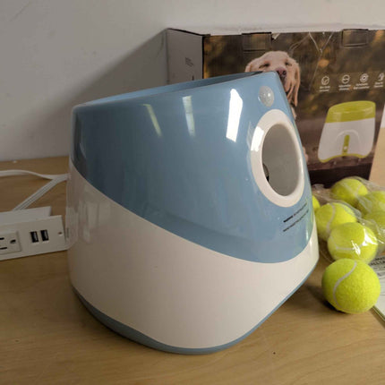 FENTERXY Automatic Dog Ball Thrower with 3 Balls Interactive Tennis Ball Launche