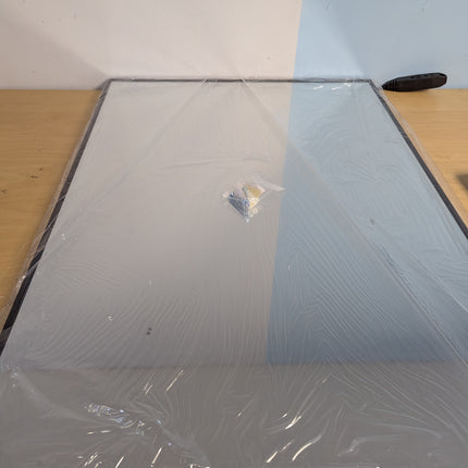 COFENY Black Bathroom Mirror for Wall, 24x36 Inch Rectangle Mirrors with Metal F