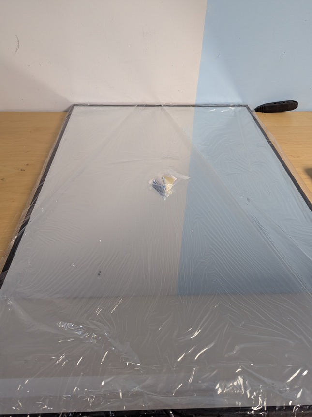 COFENY Black Bathroom Mirror for Wall, 24x36 Inch Rectangle Mirrors with Metal F