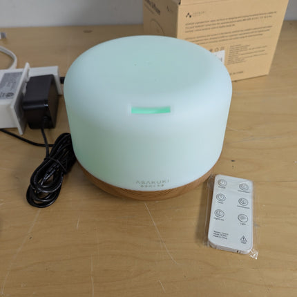 ASAKUKI 500ml Essential Oil Diffuser, 5 in 1 Premium Ultrasonic Aromatherapy Fra