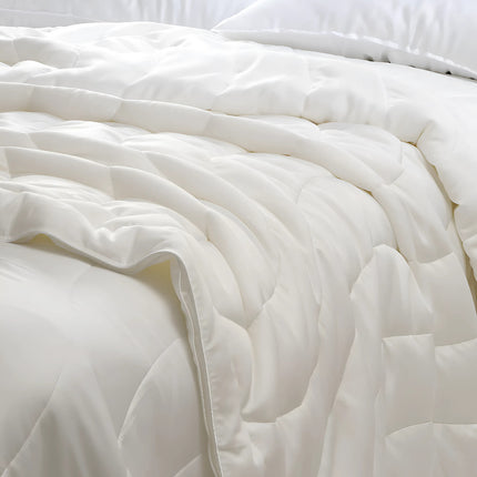 Buffy Breeze Comforter - Soft 100% Eucalyptus Lyocell, Cooling, White Lightweigh