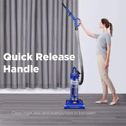 Eureka Bagless Upright Vacuum Cleaner for Home & Pets, Lightweight