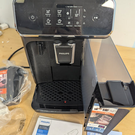 Philips Series 2300 Fully Automatic Espresso Machine - 4 Hot Drinks, Fast Clean,