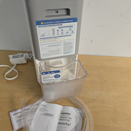 AEOCKY 50 Pint Compressor Dehumidifier for up to 3000 Sq Ft, Quiet with Drain Hose, Timer & Child Lock, Grey