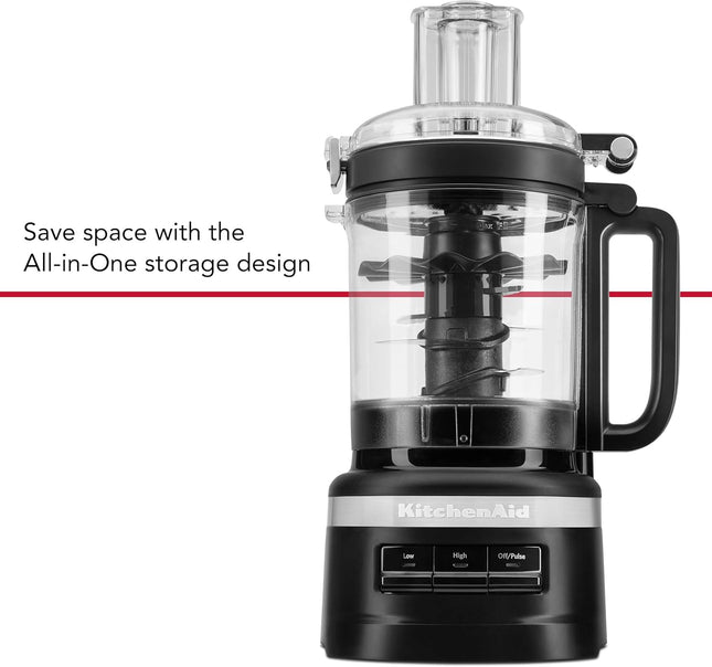 KitchenAid KFP0921BM 9 Cup Food Processor