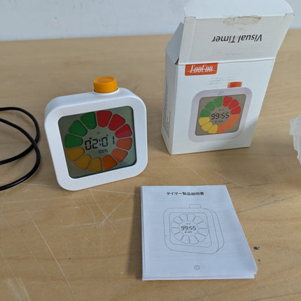 EooCoo Visual Timer for Kids, 99 Minute Colorful Petals Countdown Digital Timers
