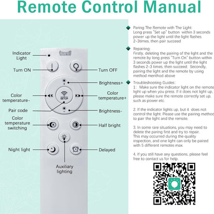 Finktonglan Modern Crystal LED Ceiling Light Fixtures 20” Dimmable Rectangular F