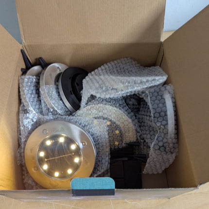 SOLPEX Solar Lights Outdoor Waterproof, 8 Pack Solar Ground Lights
