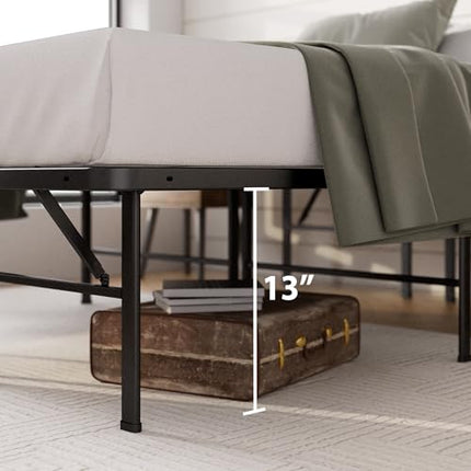 Zinus Twin Bed Frame - SmartBase 14 Inch Deluxe Metal Bed Frame with Steel Slat