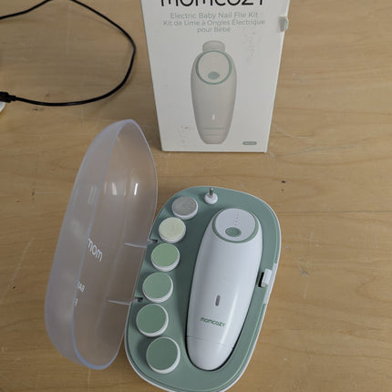 Momcozy Baby Nail File Electric, Gentle Baby Nail Trimmer Electric, Baby Nail Cl