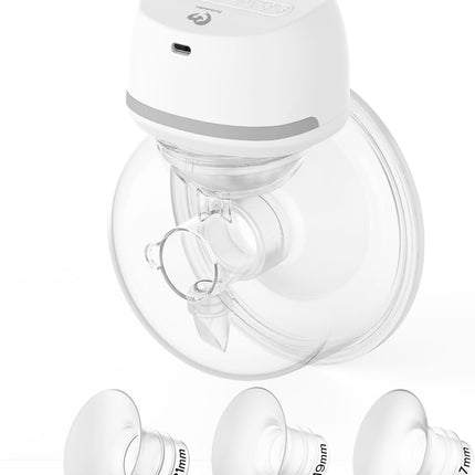 Bellababy Wearable Breast Pump Hands Free, Low Noise Pain Free, 4 Modes 6 Levels