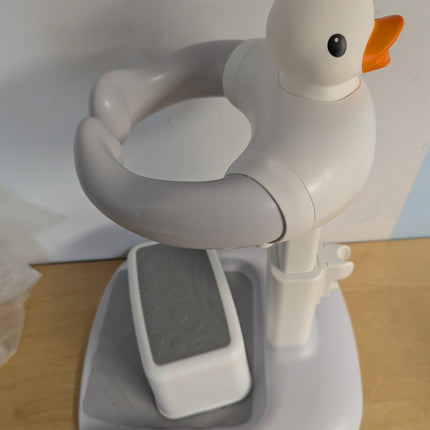 Adjustable Height Baby Shower Stand with Anti-Slip Base,Bath Shower Standing Sup