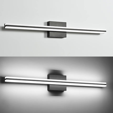 SOLFART Black Bathroom Vanity Light Fixtures Vanity Lights for Mirror Bathroom L
