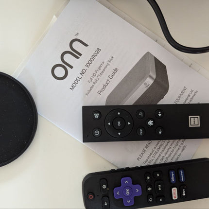 Projector with Streaming Services ONN 1080p Portable