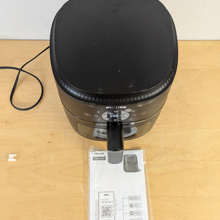Philips 2000 Series Air Fryer with Window, 6.2L Capacity, 13 Cooking Functions & RapidAir Technology, Black