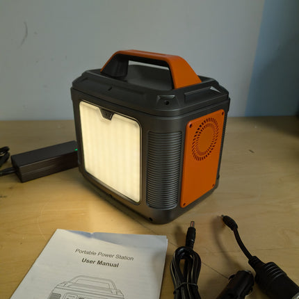 Portable Power Station 300W：Outdoor Solar Generator with 296Wh Backup Lithium Ba