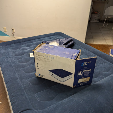 Active Era Luxury Air Mattress with Built-in Electric Pump & Raised Pillow