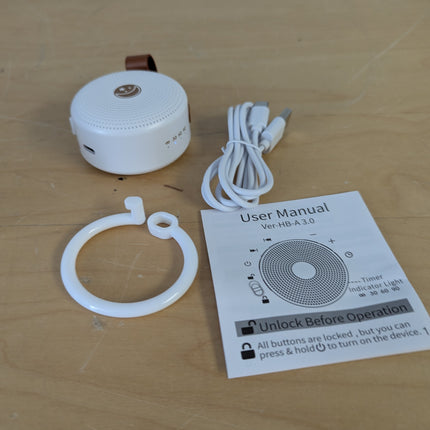 Mini Portable White Noise Machine Sound Machine with 30 Soothing Sounds for Baby