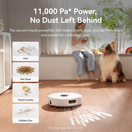 NARWAL Freo X10 Pro Robot Vacuum and Mop Combo, 11,000Pa Suction, DualFlow