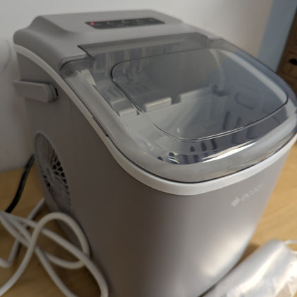 ecozy Portable Ice Maker Countertop, 9 Cubes Ready in 6 Mins, 26.5 lbs in 24 Hou