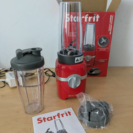 Starfrit Personal Blender - Two 828ml Cups - Two Blades - High, Low & Pulse Mode