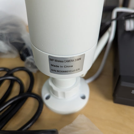 5MP HD, Audio Wireless Security Camera System, 3TB Hard Drive, SMONET 8CH Comple