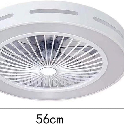 Fan Ceiling Light Ceiling Fan with LED Lighting and Remote Control 40W Ventilato