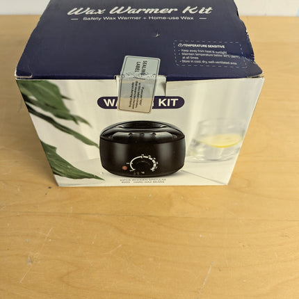 Waxing Kits Wax Melt Warmer: Wax Kit with 4*100g Hard Waxing Beans &30Pcs Waxing