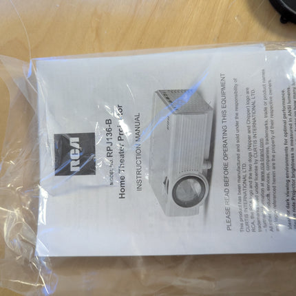 RCA 480P LCD Home Theater Projector