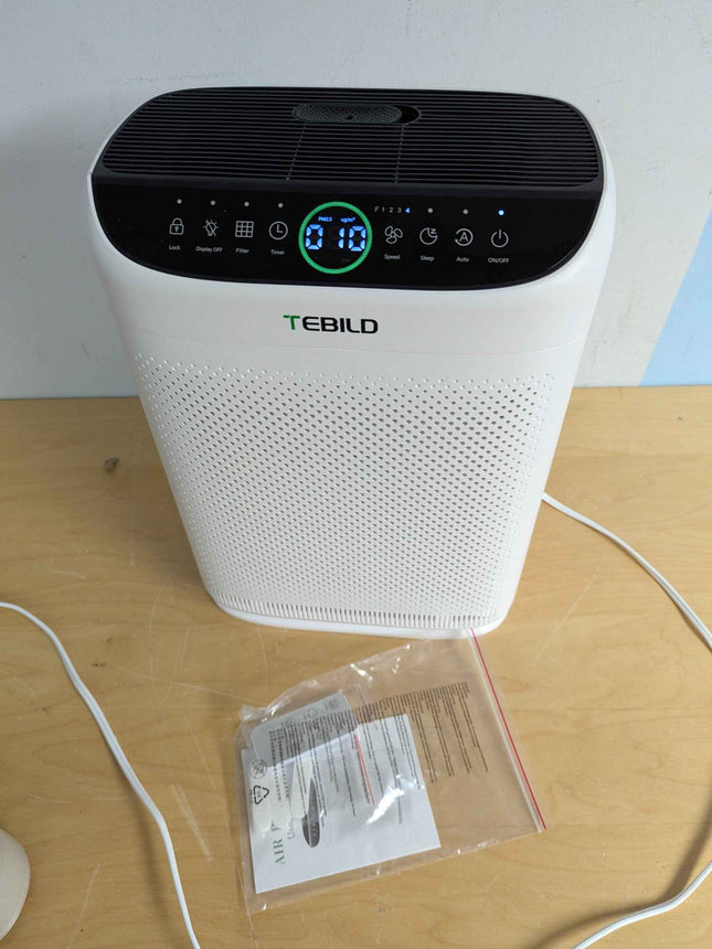 TEBILD Air Purifier for Home Large Room Up to 2500 Ft² with Washable Pre-Filters
