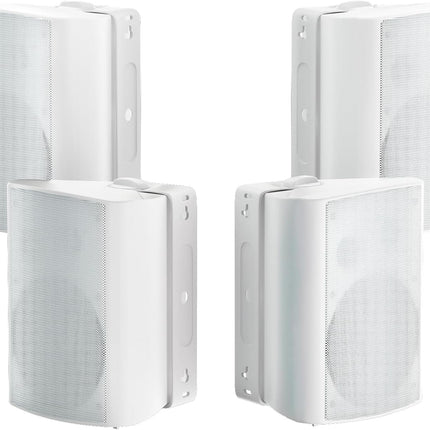 Herdio 6.5 Inch 800W Outdoor Speakers Bluetooth Waterproof Wall Mounted Sound Sy