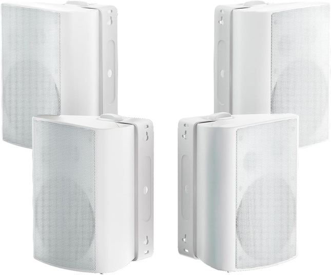 Herdio 6.5 Inch 800W Outdoor Speakers Bluetooth Waterproof Wall Mounted Sound Sy