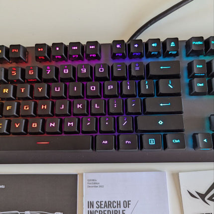 ASUS ROG Strix Scope RX – Mechanical Gaming Keyboard with Red Optical