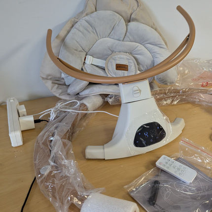 Baby Swings for Infants, Monamii Baby Swing, Bluetooth Infant Swing with Music S