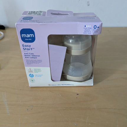 MAM Easy Start Self Sterilising Anti-Colic Baby Bottle 2 Pack (2 x160 ml) with S