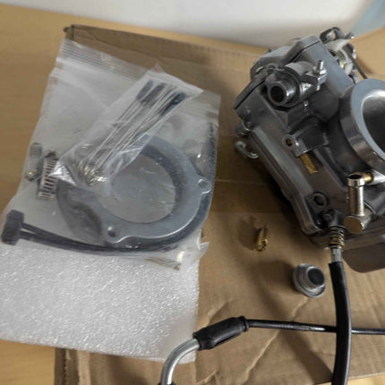 KIPA Carburetor For Mikuni HSR42 HSR 42mm Fit Evo Evolution Twin Cam Glide Dyna