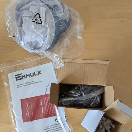 Enhulk Rechargeable Handheld Cordless Pool Vacuum for Above Ground Pool and Ingr