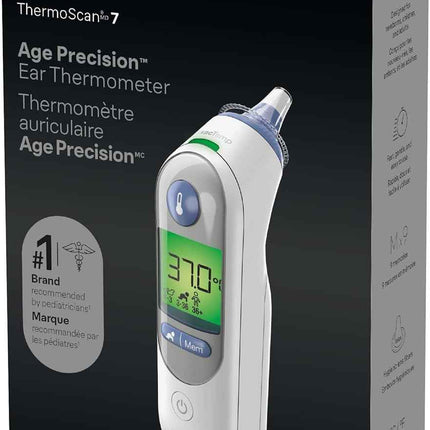 Braun IRT6520CA ThermoScan® 7 Ear Thermometer with Age Precision™ for All Age Gr