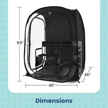 WeatherPod – The Original XXL 1-2 Person Pod – Pop-Up Weather Pod, Protection fr
