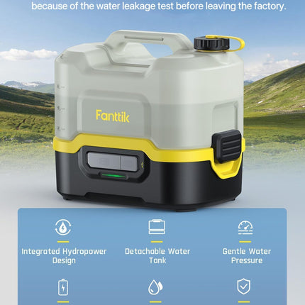Fanttik NB8 Nano Portable Cordless Electric Sprayer w/2.1Gal Tank, Retractable S