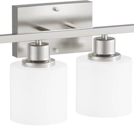 Bathroom Lights Over Mirror Brushed Nickel, Anti-Rust 4-Light Bathroom Vanity Li