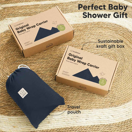 KeaBabies Baby Wrap Carrier - All in 1 Original Baby Carrier Newborn To Toddler