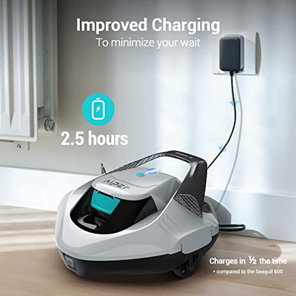 FAULTY AIPER Cordless Robotic Pool Cleaner, Pool Vacuum Lasts 90 Mins, LED Indic