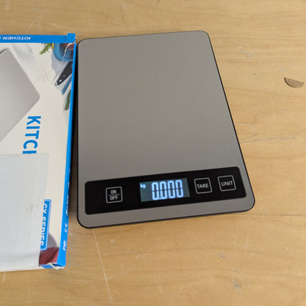 Digital Kitchen Scale 22lb/10kg Rechargeable Food Kitchen Scale with 0.04oz/1g D