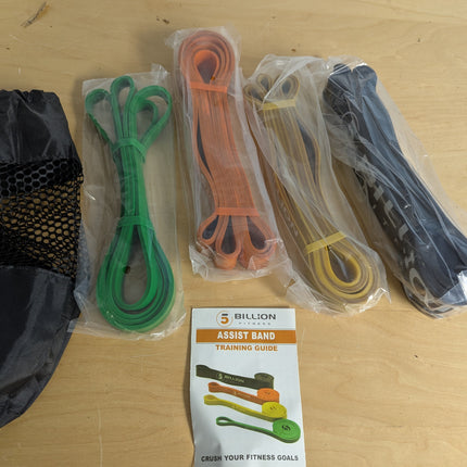 5BILLION Resistance Bands & Pull Up Assist Band - Strength Bands & Mobility Band